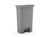 Abfalleimer Slim Jim® Step-On-Tretabfallbehälter, 68 l, Kunststoff, Pedal vorne, grau