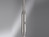 LED Stehlampe Leselampe DENT Silber mit Dimmer - Höhe 150cm
