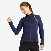 Women's Mountain Biking Windproof Jacket - Navy Blue - XL