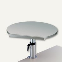 MAUL Ergonomisches Tischpult, Klemmfuß, 30 kg, höhenverstellbar, 60 x 52 cm, grau