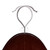 Relaxdays Kleiderbügel Set Holz, 20er Pack Garderobenbügel, Hemden & Hosen, 360° drehbar, Bügel HxB 23 x 44 cm, braun