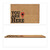 Relaxdays Fußmatte Kokos, 40 x 60 cm, Türvorleger "You Are Here", rutschfest, wetterfest, Abtreter innen & außen, natur