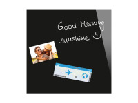 Glasmagneetbord Be!Board 450x450mm zwart