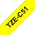 BROTHER szalag TZe-C51, Fluoreszkáló sárga alapon Fekete, Laminált, 24mm 0.94", 5 méter