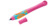 Tintenroller griffix® Tintenschreiber für Linkshänder, Lovely Pink , Ausführung Mine: Kunststoffspitze, mittel, blau, Mine auswechselbar, pink