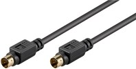 S-Video-Verbindungskabel, einzeln geschirmt, 2 m - Mini-DIN 4-Stecker (S-Video) > Mini-DIN 4-Stecker