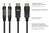 Adapterkabel DisplayPort 1.2 Stecker an DVI-I 24+5 Buchse, schwarz, 0,2m, Good Connections®