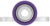 Isolierter Ringkabelschuh, 0,41-0,65 mm², AWG 20, 5 mm, M5, violett