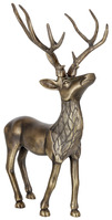 Deko-Hirsch Deer L; 28x58.5x40.5 cm (BxHxT); gold