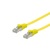 Equip Kábel - 607660 (U/FTP Flat/Lapos patch kábel, CAT6A, Réz, LSOH, sárga, 1m)