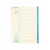 Esselte Papír regiszter 1-10, A4