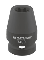 MATADOR Kraft-Schraubendrehereinsatz, Außen-TORX, 12,5(1/2): E 14