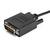 1m USB C to DVI Adapter Cable Black