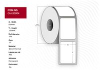 Label 100x150, Core 25, Diameter 104 mm. Thermal Nyomtató címkék