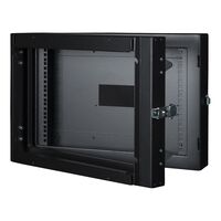 19" 7U Rack Cabinet Double Section 600 x 150 x 409mm - Black Rack Komponenten