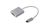 USB-C to VGA adapter, USB-C 3.1 to VGA, aluminum housing, silver USB-Grafikadapter