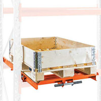 Kihúzható polc a Space raklapállványhoz, szerelőkészlet nélkül