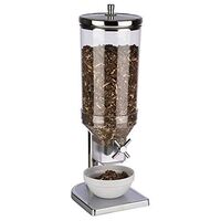 APS Cereal Dispenser Single - Stainless Steel Lid / Chrome-Plated Base - 4.5 L