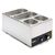 Buffalo Bain Marie Food Warmer with 2x1/3 and 2x1/6 Size Pans & Lids