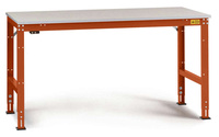 ESD-Arbeitstisch UNIVERSAL Standard Grundtisch mit Kunststoffplatte, BxTxH = 1750 x 1200 x 766-876 mm | LUK4106.2001