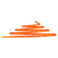 Gymnastikband Tanzband Turnband Rhythmikband Wirbelband Schwungband mit Stab 6 m, Orange
