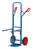 fetra® Stuhlkarre Traggestell verschraubt, Schaufel 250 x 320 mm, Höhe 1300 mm, Vollgummiräder