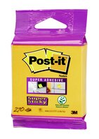 Post-it® Super Sticky Würfel 2014-S, 76 x 76 mm, narzissengelb, 1 Block à 270 Blatt