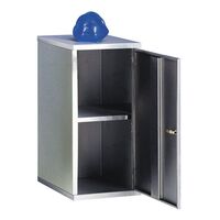 Stainless steel cabinet 600 x 450 x 300mm with 1 shelf