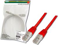 Digitus DK-1511-030/R UTP patch kábel CAT5e 3m piros