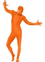 Mono segunda piel de color naranja L
