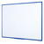 Bi-Office Whiteboard Maya, Two-sided Melamine, Plain/Gridded, Plastic Frame, Blue, 120 x 90 cm Right View