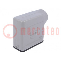 Enclosure: for HDC connectors; Han® A; size 10A; for cable; M20