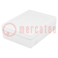 Enclosure: multipurpose; X: 89mm; Y: 119mm; Z: 38mm; ABS; grey