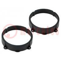 Speaker frame; 165mm; Alfa Romeo,Fiat,Hyundai,Lancia; 2pcs.