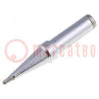 Tip; chisel; 0.8x0.4mm; 370°C; for soldering iron