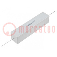 Resistor: wire-wound; cement; THT; 330mΩ; 40W; ±5%; 19x19x89mm