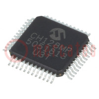 IC: microcontrolador dsPIC; 128kB; 20kBSRAM; TQFP48; 3÷3,6VDC