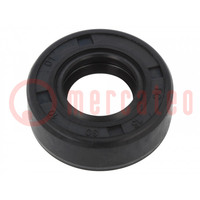 Oil seal; NBR rubber; Thk: 10mm; -40÷100°C; Shore hardness: 70