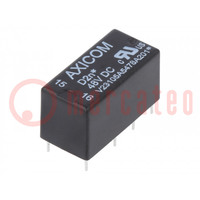 Relay: electromagnetic; DPDT; Ucoil: 48VDC; 3A; D2N; max.250VAC