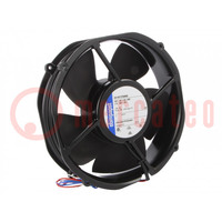 Fan: DC; axial; 24VDC; Ø197x50mm; 940m3/h; 66dBA; ball bearing