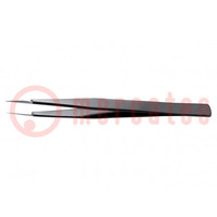 Tweezers; Blade tip shape: sharp; Tweezers len: 125mm; ESD