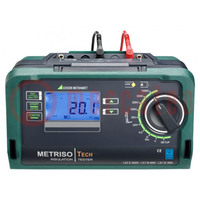 Meter: insulation resistance; LCD; R range: 170mΩ,10Ω,100Ω,1kΩ