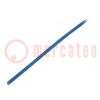 Elektromosan szigetelő cső; üvegszál; kék; -20÷155°C; Øbelső: 1mm