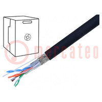 Wire; SF/UTP; 4x2x24AWG; industrial Ethernet; 5e; solid; Cu; LSZH