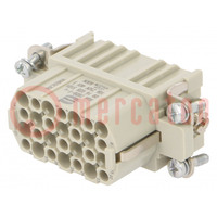 Connecteur: HDC; insert de contact; femelle; Han® DD; PIN: 28; 10A