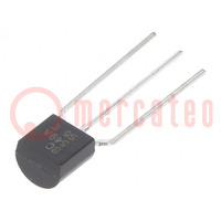 Transistor: NPN; bipolaire; 30V; 0,1A; 500mW; TO92