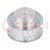 Belt pulley; AT5; W: 10mm; whell width: 21mm; Ø: 27.4mm; aluminium