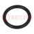 Guarnizione O-ring; caucciù NBR; Thk: 1,5mm; Øint: 10mm; nero