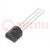Transistor: NPN; bipolaire; 40V; 0,6A; 0,625W; TO92