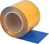 Bodenmarkierbänder - Blau, 10 cm x 10 m, PVC, Selbstklebend, Für innen